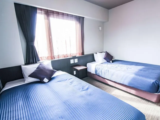 Semi Room, Moderate, 2 Semi Double Beds, Smoking، Natural hot spring Hotel Livemax Premium Hiroshima 1/2