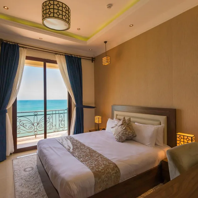 جناح بسرير كينج بإطلالة على البحر بغرفة نوم واحدة، GOLDEN TULIP ZANZIBAR RESORT 3/9