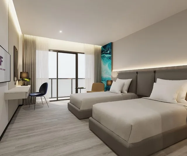 جناح تنفيذي بسرير كينج بإطلالة على البحر، Fortune Saeng Chan Beach Rayong 3/10