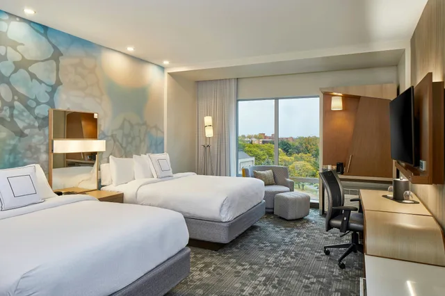 غرفة بسريرين كوين، Courtyard by Marriott Albany Airport 1/7