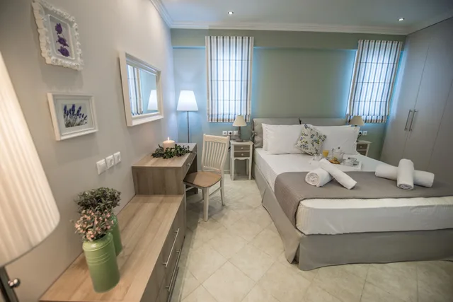 جناح تنفيذي بسرير مزدوج مع أريكة، Lefkadio Suites 4/4