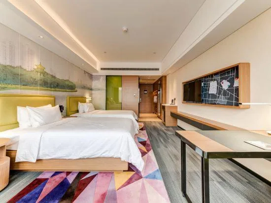 غرفة ديلوكس بسريرين منفصلين، Hampton by Hilton Cangzhou Xinhua 1/2