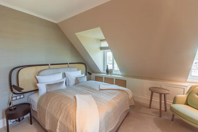 غرفة بسرير مزدوج، Strandhotel Ostende 3/8