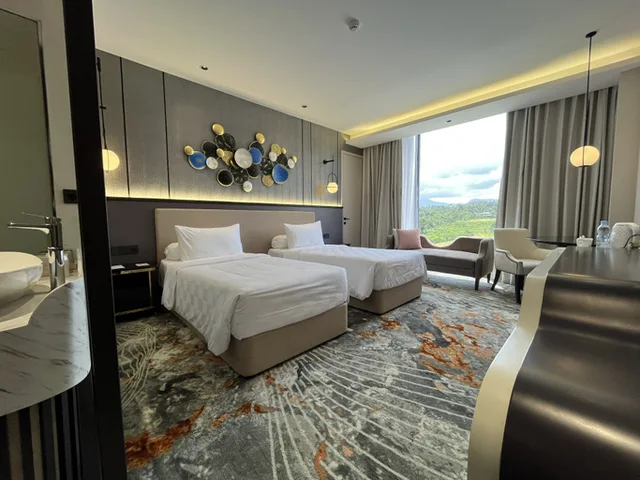 غرفة ديلوكس بسريرين منفصلين للمدخنين، WAHID Bandungan Hotel & Resort 3/4