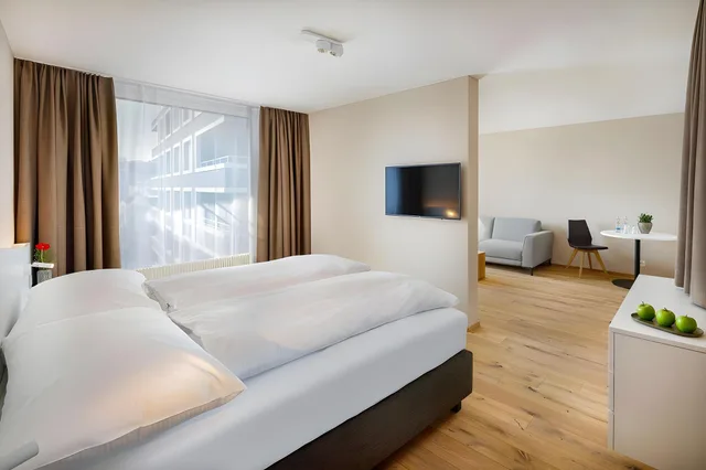 شقة بسريرين منفصلين مع أريكة، Hotel Allegra Lodge 1/2