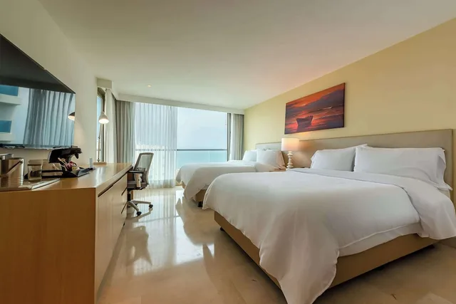 Room, 2 Queen Beds, Radisson Cartagena Ocean Pavillion Hotel 2/3