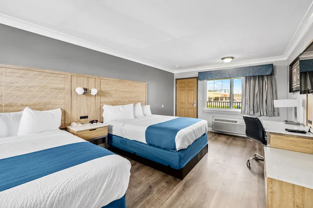 غرفة قياسية بسريرين كوين، Vagabond Inn Whittier 1/10