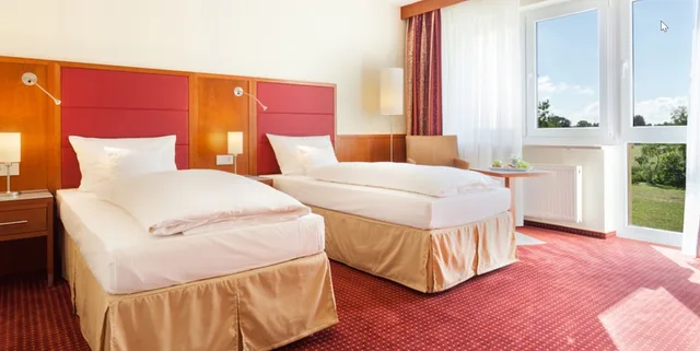 Room, Twin Beds, Morada Heidsee Gifhorn 1/3