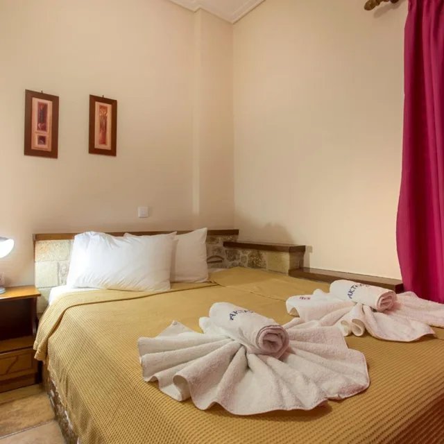 غرفة اقتصادية بسرير مزدوج أو سريرين منفصلين، Aktaion Hotel 10/10