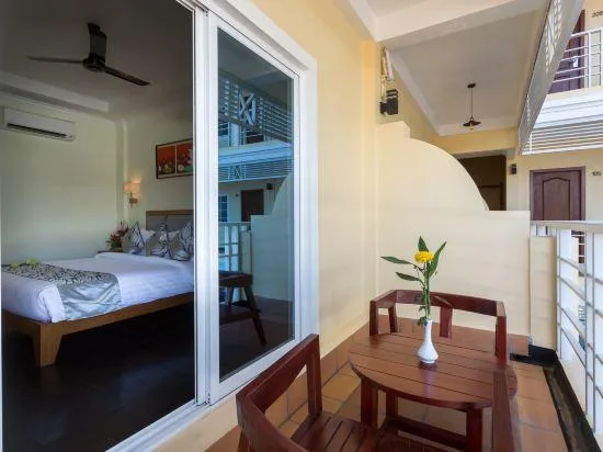 غرفة ديلوكس بسرير مزدوج بإطلالة على المدينة، Grand Bayon Siem Reap Hotel 1/1