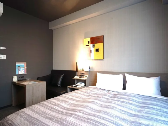 غرفة كومفورت بسرير كوين للمدخنين، Hotel Route Inn Sendai Higashi 1/2