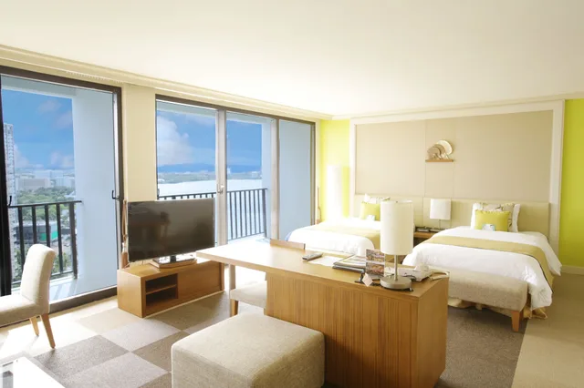 Ocean, Suite, Twin Beds, Ocean View, Beach Tower، Guam Reef Olive Spa Resort 1/7