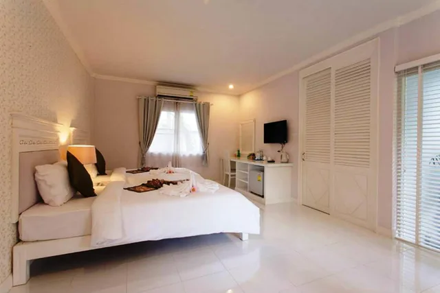 فيلا ديلوكس بسرير كينج بإطلالة على الحديقة، Amarin Resort Chiang Rai 1/10