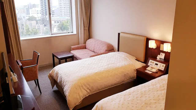2 Rooms, Single Bed, River View, Night View، Mielparque Kumamoto Hotel 1/1
