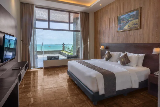 غرفة ديلوكس بإطلالة على البحر، Bintan Pearl Beach Resort 2/3