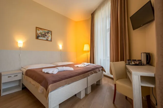 غرفة بسرير مزدوج أو سريرين منفصلين، PRAGUE CENTRE PLAZA 4/7