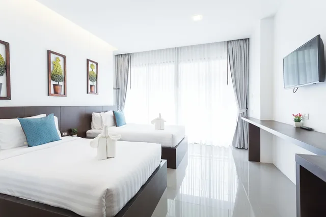غرفة ديلوكس بسريرين منفصلين، Phranang Place Hotel Krabi 1/1