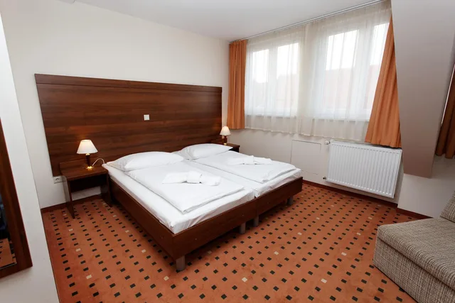 غرفة بسرير مزدوج أو سريرين منفصلين، Hotel Europa City 8/18