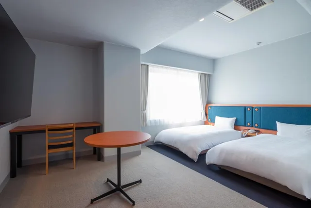 غرفة بسريرين منفصلين، Hotel Global View Tsuchiura 4/7