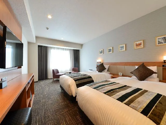 غرفة بريميوم مفردة بسريرين منفصلين، Hakodate Kokusai Hotel 2/2