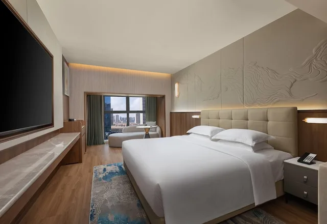 غرفة بزنس بسرير كينج بإطلالة على المدينة للمدخنين، Days Inn by Wyndham Changsha Yuanda Road 1/1