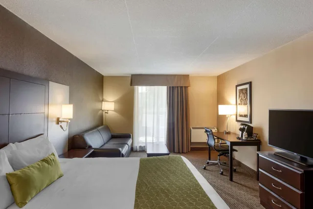 غرفة بسرير كينج مع أريكة يُسمح فيها بالحيوانات الأليفة، Best Western Plus Leamington Hotel and Conference Centre 5/6