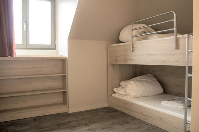 جناح بسريرين مزدوجين وأسرّة بطابقين، Holiday Suites Westende 9/10