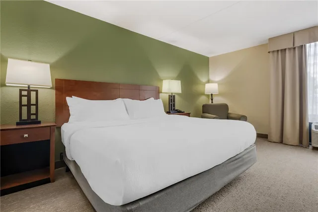غرفة بسرير كينج بحوض استحمام لذوي الإعاقة، Best Western Fairmont 3/4