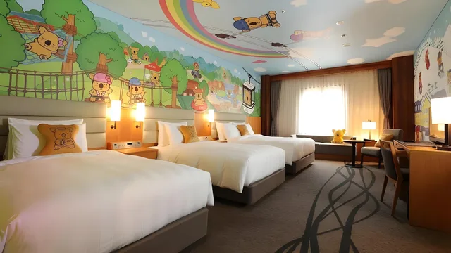 غرفة ثلاثية بسرير فردي وثلاثة أسرّة، Lotte Arai Resort 1/1