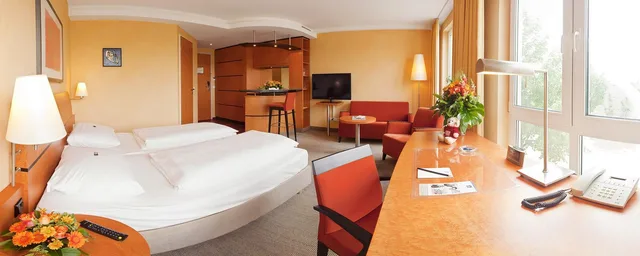 غرفة سوبيريور بسريرين منفصلين بمطبخ صغير، Best Western Premier Airporthotel Fontane Berlin 1/4