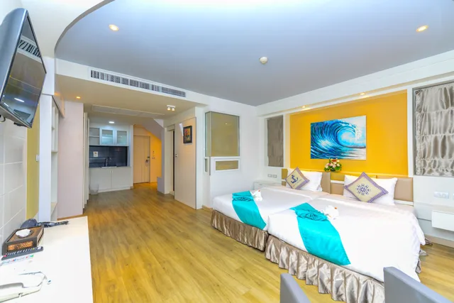 غرفة بريميير بسرير مزدوج أو سريرين منفصلين، NH Boat Lagoon Phuket Resort 3/6