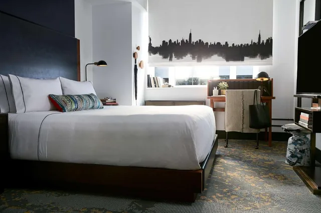 جناح بسرير كينج بغرفة نوم واحدة في طابق مرتفع، The Renwick Hotel 1/5
