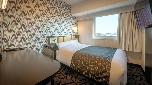 غرفة بسرير مزدوج للمدخنين، APA Hotel Hitachinakakatsuta-Ekimae 1/6