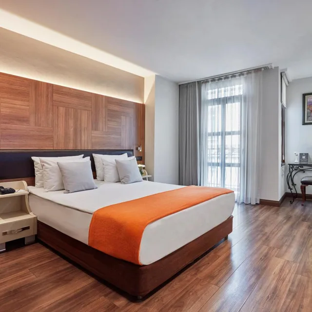 غرفة قياسية بسرير مزدوج، Konak Hotel Taksim 2/10