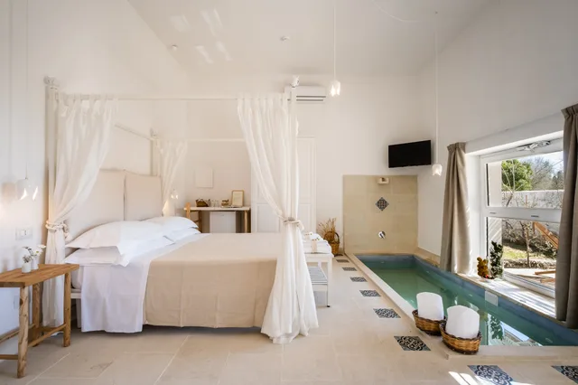 غرفة بريستيج بسرير مزدوج، Masseria Rauccio 3/4