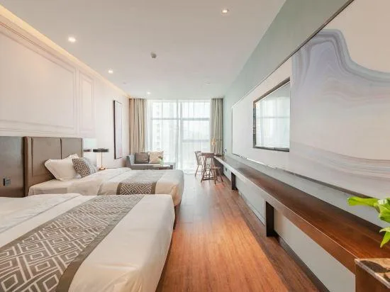 غرفة سوبيريور بسريرين، Gem Hefei Qianshan North Road Phoenix Hotel 1/1