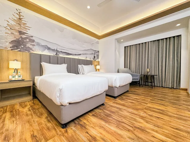 غرفة سوبيريور بسريرين منفصلين بإطلالة على المدينة، Best Western Kasauli 2/5