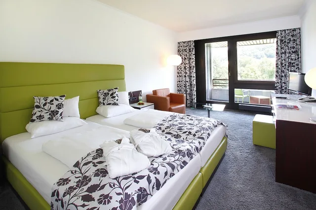 غرفة أساسية مفردة بسرير مزدوج، Hotel an der Therme Bad Orb 1/2