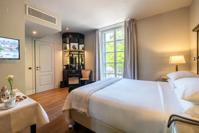 غرفة ديلوكس بسرير مزدوج بشرفة، HOTEL VANNUCCI 3/5
