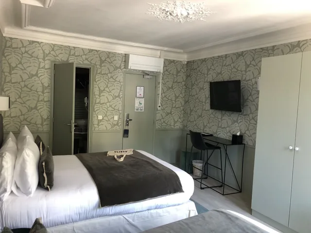 غرفة ديلوكس ثلاثية بسرير مزدوج وسرير فردي، Hotel Avama Prony 2/8