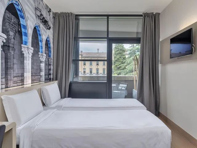 غرفة بسريرين منفصلين، B&B Hotel Como Camerlata 1/10