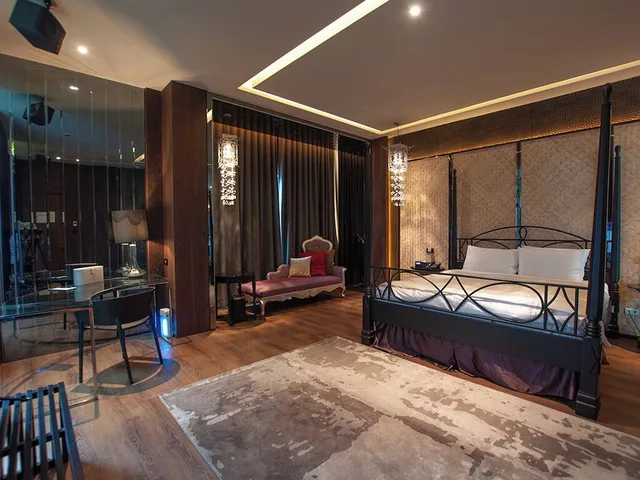 جناح سوبيريور بسرير كوين، Mulan Motel Taichung 6/7