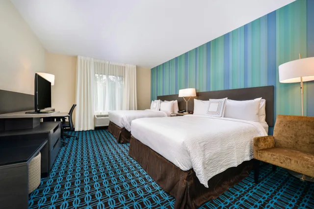 غرفة بسريرين كوين، Fairfield Inn And Suites By Marriott Raleigh Cary 1/4