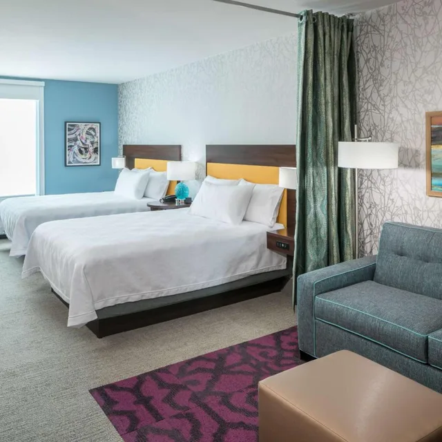 استوديو بسريرين كوين مع أريكة، Home2 Suites By Hilton Fort Worth Cultural District Tx 3/10
