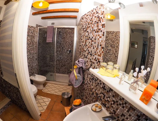 غرفة بسرير كوين بإطلالة على الحديقة، Pietra di Mare Guest House 4/5