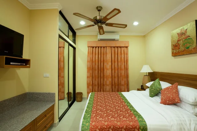 شقة بسرير كينج وسرير كوين بغرفتي نوم، Baan Souy Resort 4/9