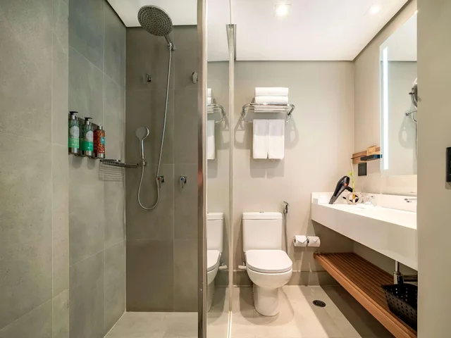 غرفة ديلوكس بسرير مزدوج، Grand Mercure SP Itaim Bibi 5/9