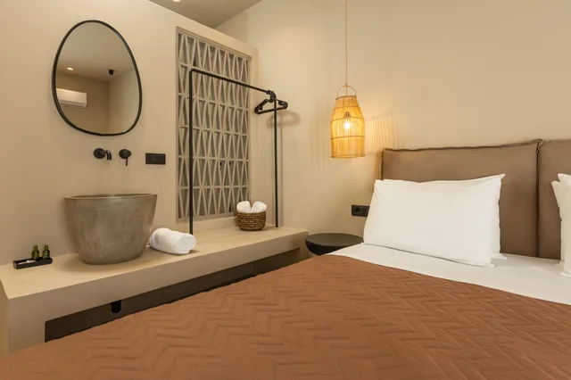 غرفة سوبيريور بسرير كوين بإطلالة على البحر، Panas Hotel 4/5