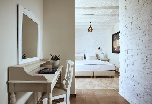 غرفة ديلوكس ثلاثية بإطلالة على البحر، Naxos Magic Village Hotel 10/10
