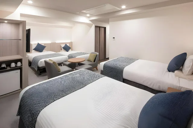 غرفة رباعية، Hotel Mystays Midosuji Honmachi 1/1